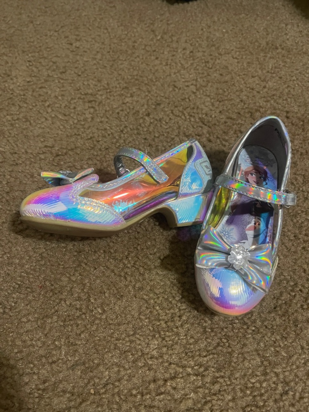 Holographic Silver Frozen Disney Shoes - Picture 2 of 5